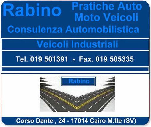 Pratiche Auto Moto Veicoli Consulenza Automobilistica Rabino Cairo Montenotte (SV)